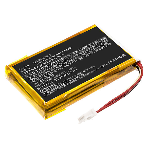 123accu vervangt HP 1AS84-60006 accu (7.4 V, 600 mAh) AHP00791 - 1