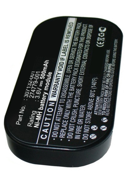 123accu vervangt HP 307132-001 / 274779-001 accu (500 mAh) AHP00237 - 1