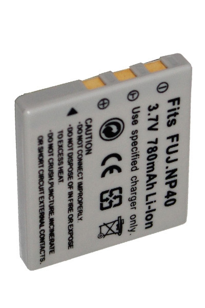 123accu vervangt HP AK01 / D-LI8 / NP-40 accu (780 mAh) AHP00450 - 1