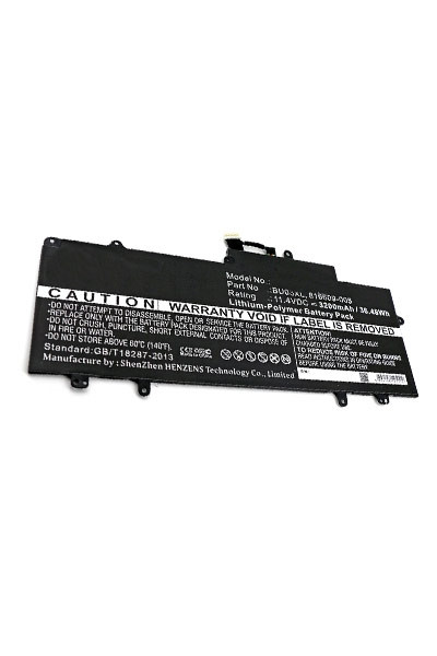 123accu vervangt HP BU03XL / 816609-005 / HSTNN-IB7F accu (11.4 V, 3200 mAh) AHP00498 - 1