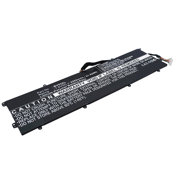 123accu vervangt HP BV02XL / 776621-001 / HSTNN-IB6Q accu (7.6 V, 4200 mAh) AHP00449 - 1
