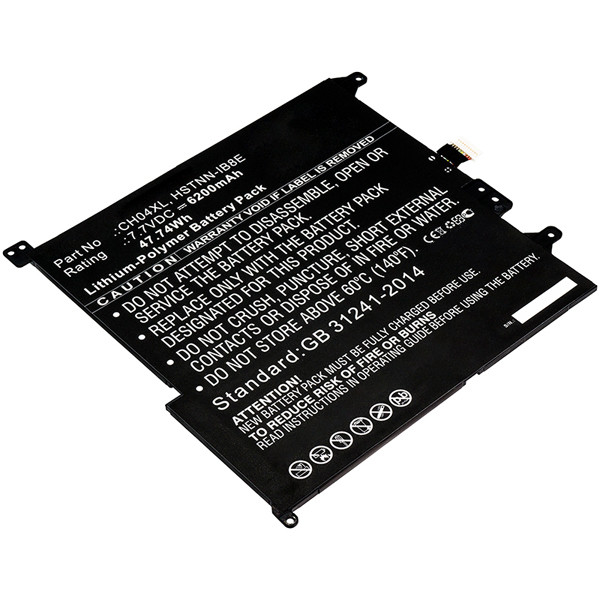 123accu vervangt HP CH04XL / 941617-855 / HSTNN-IB8E accu (7.7 V, 6200 mAh) AHP00642 - 1