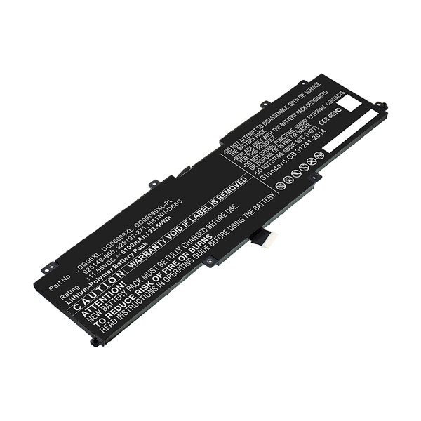 123accu vervangt HP DG06XL / 925149-855 / HSTNN-DB8G accu (11.55 V, 5100 mAh) AHP00703 - 1