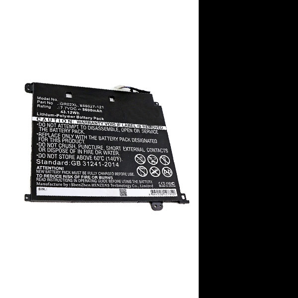 123accu vervangt HP DR02XL / 859357-855 / HSTNN-IB7M accu (7.7 V, 5600 mAh) AHP00521 - 1