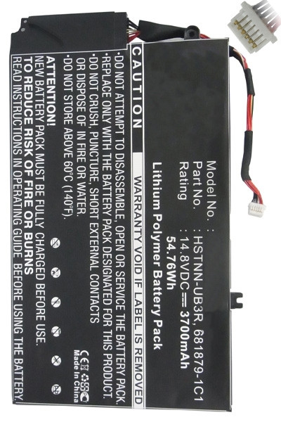 123accu vervangt HP EL04XL / 681949-001 / HSTNN-IB3R accu (14.8 V, 2700 mAh) AHP00247 - 1