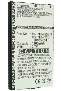 123accu vervangt HP HSTNH-F20C / HSTNH-T20B / HSTNH-T20B-S accu (1260 mAh) AHP00023