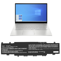 123accu vervangt HP HSTNN-IB9T / M24420-1D1 accu (15.12 V, 3650 mAh) AHP00880