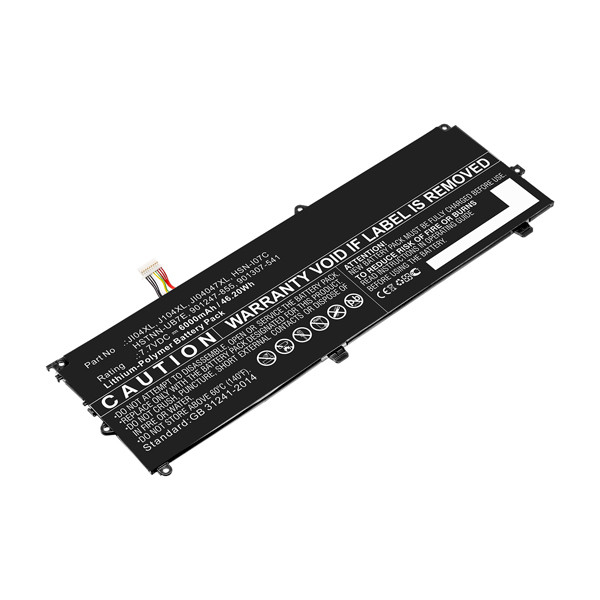 123accu vervangt HP JI04XL / 901247-855 / HSTNN-UB7E accu (7.7 V, 6000 mAh) AHP00748 - 1