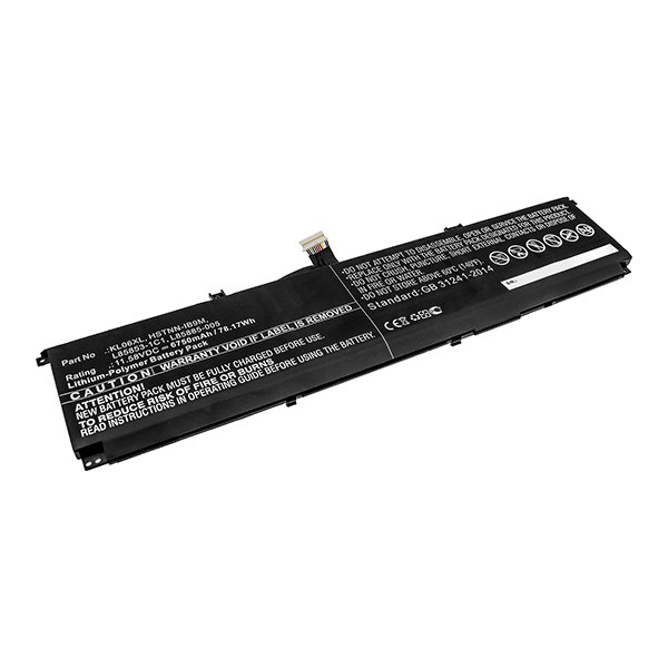 123accu vervangt HP KL06XL / L85885-005 / HSTNN-IB9M accu (11.58 V, 6750 mAh) AHP00756 - 1