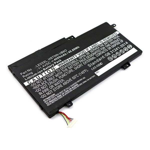 123accu vervangt HP LE03XL / 796356-005 / HSTNN-UB6O accu (11.4 V, 4000 mAh) AHP00526 - 1