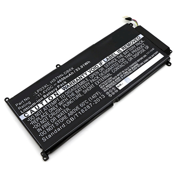 123accu vervangt HP LP03XL / 805094-005 / HSTNN-DB7C accu (11.4 V, 4650 mAh) AHP00505 - 1