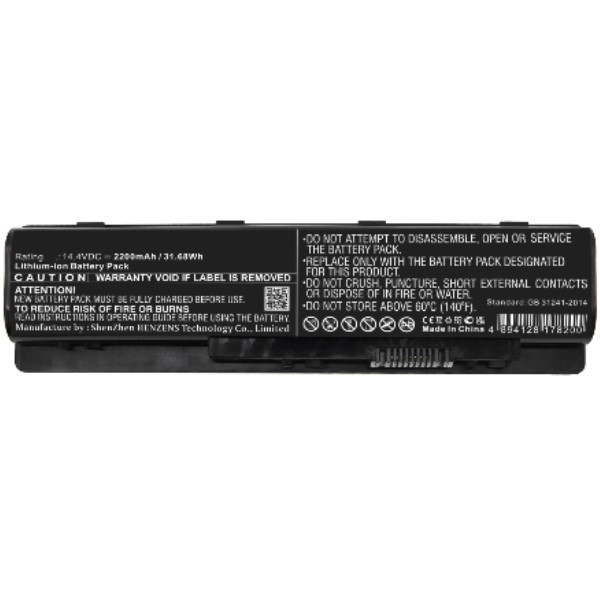 123accu vervangt HP MC04 / 807231-001 / HSTNN-PB6R accu (14.4 V, 2200 mAh) AHP00807 - 2