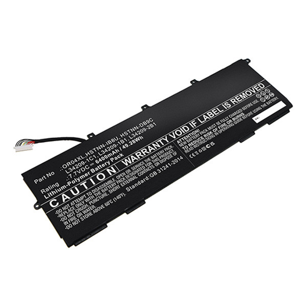 123accu vervangt HP OR04XL / L34449-005 / HSTNN-IB8U accu (7.7 V, 6400 mAh) AHP00802 - 1