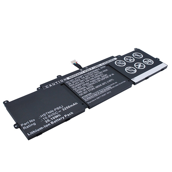 123accu vervangt HP PE03XL / 767068-005 / HSTNN-PB6J accu (10.8 V, 3250 mAh) AHP00446 - 1