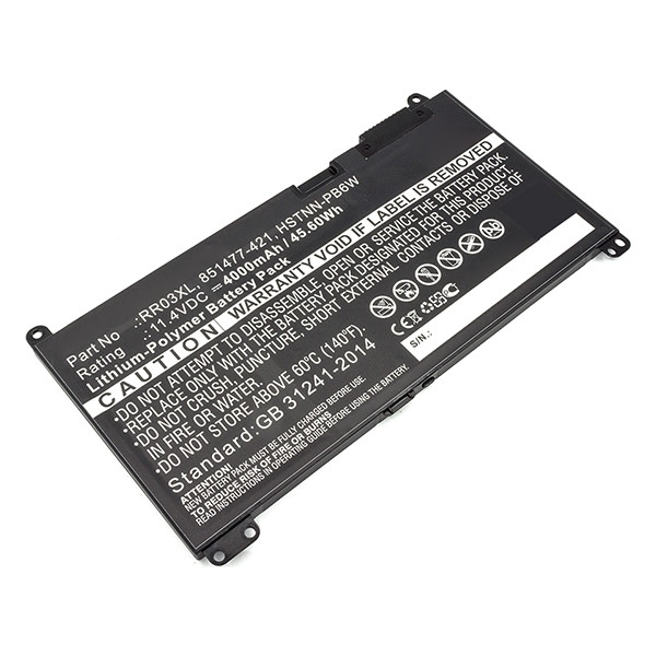 123accu vervangt HP RR03XL / 851610-855 / HSTNN-LB7I accu (11.4 V, 4210 mAh) AHP00529 - 1