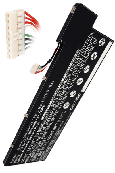 123accu vervangt HP SL04XL / 665460-001 / HSTNN-IB3J accu (14.8 V, 3900 mAh) AHP00182 - 1