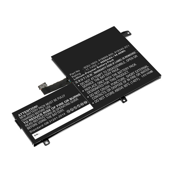 123accu vervangt HP SQU-1603 / 918340-2C1 / 918669-855 accu (11.1 V, 4000 mAh) AHP00741 - 1