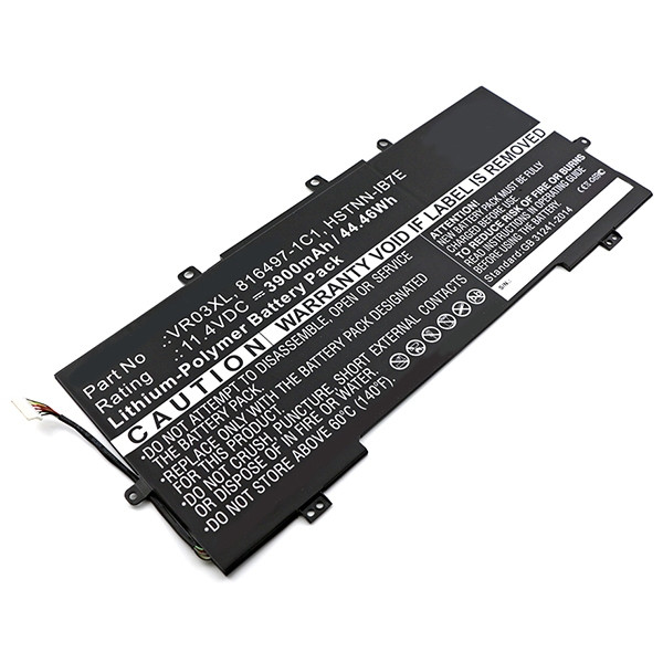 123accu vervangt HP VR03XL / 816238-850 / HSTNN-IB7E accu (11.4 V, 3900 mAh) AHP00514 - 1