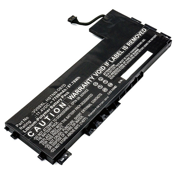 123accu vervangt HP VV09XL / 808452-002 / HSTNN-DB7D accu (11.4 V, 7700 mAh) AHP00545 - 1