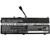 123accu vervangt HP ZO04XL / 808450-001 / HSTNN-LB6W accu (15.2 V, 3400 mAh) AHP00530