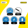 123accu vervangt HP adapter (19.5 V, 6.15 A, 120 W, 4.5 x 3.0 plugmaat) ADR00243 - 3