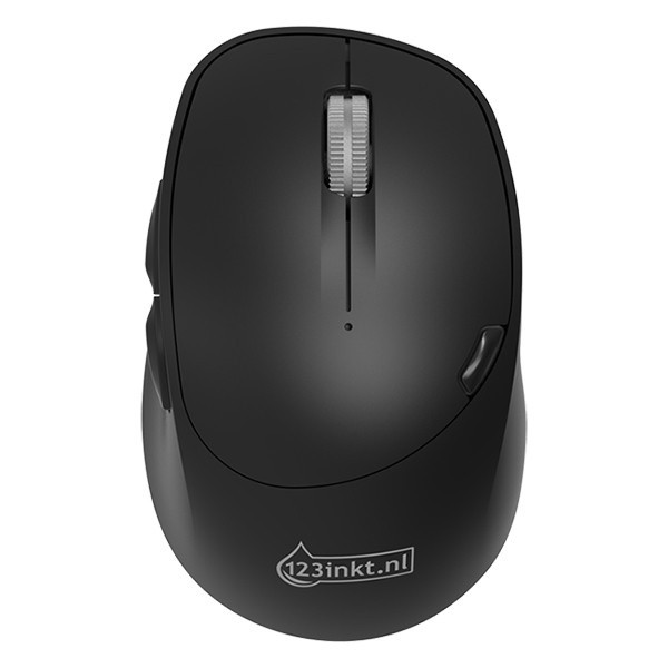 123inkt MW300 ergonomische draadloze muis zwart 301441 - 1