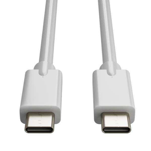 123inkt USB-C naar USB-C 3.2 oplaadkabel wit (2 meter)  302270 - 1