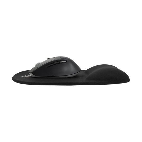 123inkt memoryfoam muismat met polssteun zwart 301036 - 2