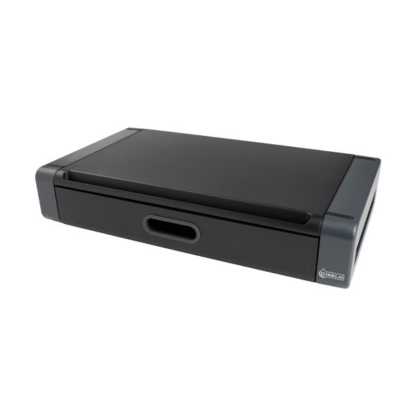123inkt monitorstandaard met lade zwart/grijs 302202 - 1