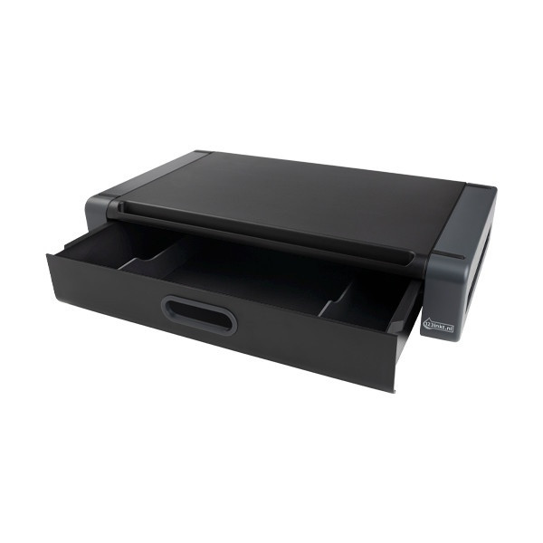 123inkt monitorstandaard met lade zwart/grijs 302202 - 2