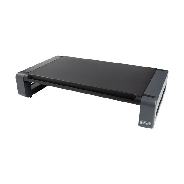 123inkt monitorstandaard zwart/grijs 302203 - 1