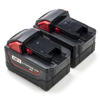 2-Pack Milwaukee M18 B9 / 4932451245 accu's (18 V, 9.0 Ah, 123accu huismerk)  AMI00601