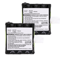 2-Pack Motorola IXNN4002B accu's (4.8 V, 700 mAh, 123accu huismerk)  AMO00515
