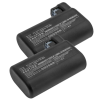 2 stuks: AEG / Electrolux OSBP72LI25 / 4060001007 accu's (7.2V, 3.4 Ah, 123accu huismerk)  AAE00139