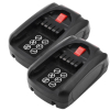 2 stuks: Bosch Power For All 18V | PBA 18V | 1600A005B0 accu's (18 V, 2.5 Ah, 123accu huismerk) ABO00600 - 1