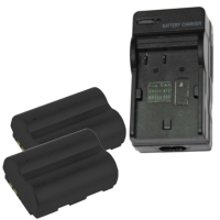 2 stuks: Canon BP-511 / BP-512 / BP-522 accu's + lader (7.4 V, 2000 mAh, 123accu huismerk)  ACA00543