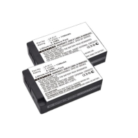 2 stuks: Canon LP-E17 / 9967B002 accu's (7.4 V, 1100 mAh, 123accu huismerk)  ACA00729