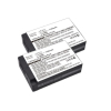 2 stuks: Canon LP-E17 / 9967B002 accu's (7.4 V, 1100 mAh, 123accu huismerk)