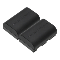 2 stuks: Canon LP-E6P accu's (2400mAh, 123accu huismerk) ACA00823