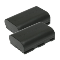 2 stuks: Canon LP-E6 / LP-E6N / LP-E6NH accu's (7.2 V, 1600 mAh, 123accu huismerk)  ACA00560