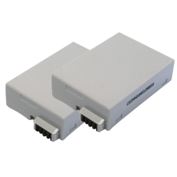 2 stuks: Canon LP-E8 / 4515B002 accu's (7.4 V, 1120 mAh, 123accu huismerk)  ACA00557 - 1