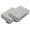 2 stuks: Canon LP-E8 / 4515B002 accu's (7.4 V, 1120 mAh, 123accu huismerk)