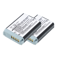 2 stuks: Canon NB-13L / NB-15L accu (3.7 V, 1250 mAh, 123accu huismerk) ACA00865