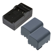 2 stuks: Canon NB-2L14 / 9582A002 accu's + lader (7.4 V, 1500 mAh, 123accu huismerk) ACA00574