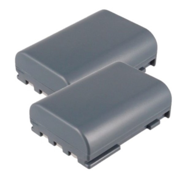 2 stuks: Canon NB-2L / NB-2LH / 9612A001 accu's (7.4 V, 600 mAh, 123accu huismerk)  ACA00564 - 1
