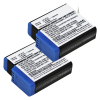 2 stuks: GoPro Hero 5/6/7/8 - AHDBT-801 / SPJB1B accu (3.85 V, 1220 mAh, 123accu huismerk) AGO00211 - 1