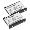 2 stuks: Insta360 One X2 / CINOSBT/A accu (3.85 V, 1700 mAh, 123accu huismerk) AIN00295 - 1