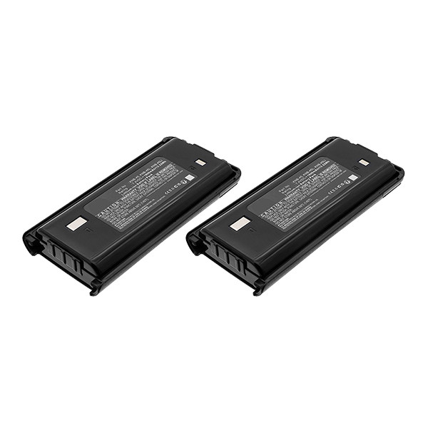 2 stuks: Kenwood KNB-45L / KNB-45 / KNB-45Li accu (7,4 V, 1800 mAh, 123accu huismerk) AKE00070 - 1