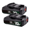 2 stuks: Metabo Li-Power 625596000 / 18V CAS Alliance accu's (18 V, 1.5 Ah, 123accu huismerk)