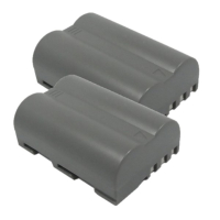 2 stuks: Nikon EN-EL3 / EN-EL3e accu's (7.4 V, 1500 mAh, 123accu huismerk)  ANI00309